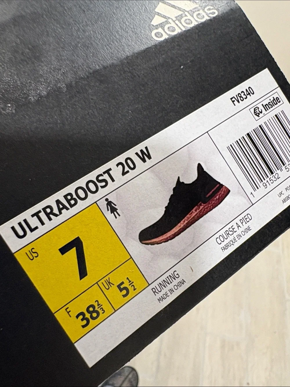 adidas Women's Ultraboost Black Knit Sneakers with Copper Accents